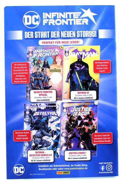 Justice League Comic (Restart 2022) Nr. 1: Die neue Liga von Panini